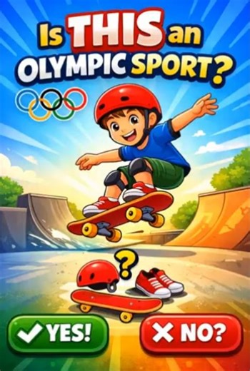 Is This an Olympic Sport? 🛹 | Skateboarding for Kids (YES or NO?) #kidslearning #educationalvideos