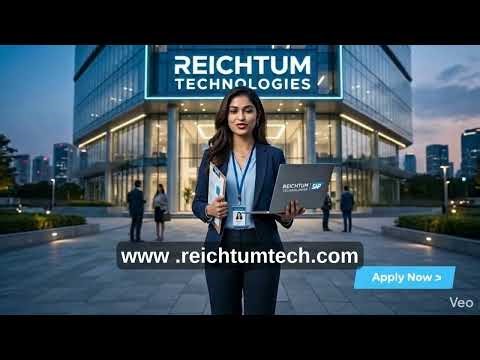 Start Your Career in SAP Today !You can apply for SAP jobs just by visiting Reichtum Technologies
