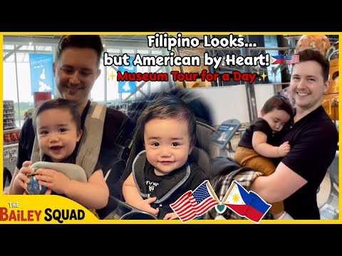 Filipino Looks BUT American by Heart! ( Museum Tour with my American in Laws ) Fil-Am Family!