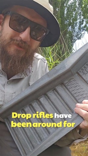 Old drop Riffle sluice doing good work! | Vo-Gus Prospecting