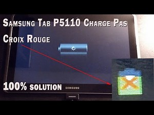 Samsung Galaxy Tab P5110 Not Charging Fix 100% Solution | Red cross on Battery