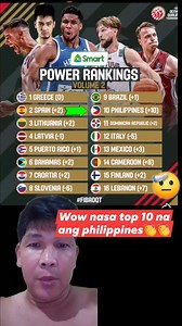 Wow nasa top 10 na ang philippines #basketball #FIBA #NBA #nbaedits #nbaplayoffs #nbabasketball #nbahighlights #fbreelsfypシ゚viralシ #fbreelsfypシ゚viralfbreelsfypシ゚viral #fbreels23 #fbreels2024 #fbpost2024 #fbreelsvideo #viralpost2024 #fbreelsfypシ゚ #viralreelsfbpage | Vea Dela Cruz Herminio