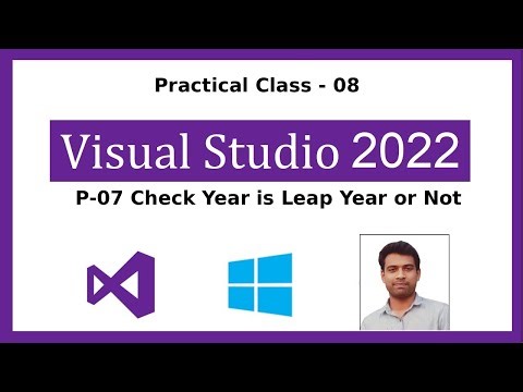 L-08 Program to check entered Year is Leap year or Not