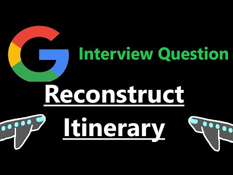 Reconstruct Itinerary - Leetcode 332 - Python