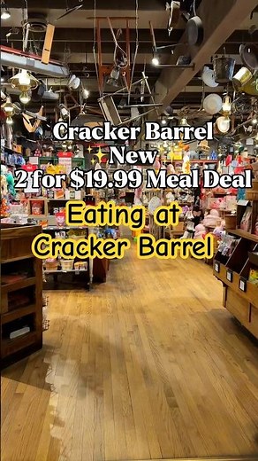 Eating Cracker Barrel! Meal Deal $19.99! #crackerbarrel #southernfood #countryfood #foodie #food