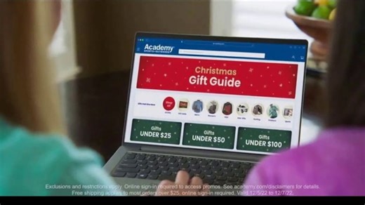 Academy Sports Outdoors 3-Day Sale TV Spot, 'Holidays: Online Only: Up to 50% Off Best Brands'