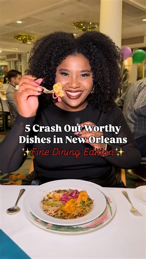 Kortlynn Jenae’ on Instagram: "Let’s crash out again...but keep it cute! 😂🍽️ Here’s 5 (MORE) Crash Out Worthy Dishes in New Orleans ✨Fine Dining Edition✨ In order of appearance: • Dry Aged Swordfish Chop • Yellowfin Tempura Fins 📍 @gwfins • BBQ Shrimp 📍 @winebaratemerils • Death by Gumbo 📍 @restaurantrevolution_nola • Shrimp & Tasso Henican • Creole Bread Pudding Soufflé 📍 @commanderspalace • Oyster Bed Roast 📍 @saffronnola Music Credit: “Darling Darling Jazz Bounce Mix” by @mikecolmusic