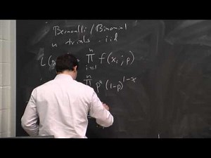 Analysis of Discrete Data Lesson 1: Likelihood and maximum likelihood