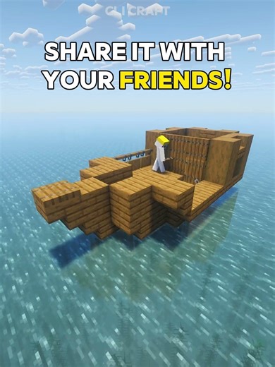 Pirate boat Minecraft🏴‍☠️
