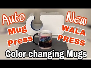 Color Changing Mugs with The New Wala Mug Press| Unboxing and Review!