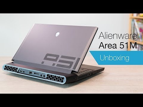Alienware Area 51M unboxing