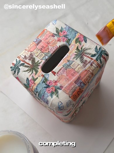 3.6K views · 26 reactions | Decorative Tissue Box Holder Creation | Art & Creator | Facebook