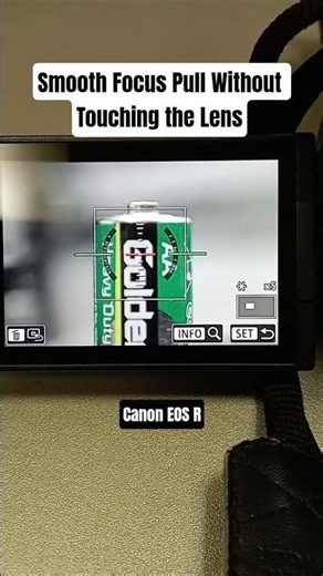 Canon EOS R - Smooth Focus Pull Without Touching the Lens