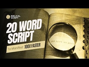 20 Word Script from the Bible Used by Oprah Winfrey to Manifest 100x Faster