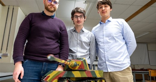 Ces étudiants de l'Hénallux ont construit un char téléguidé en miniature avec l'impression 3D