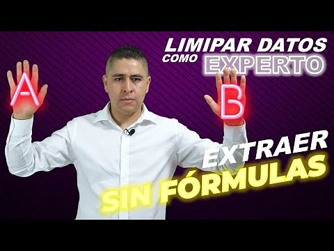 ✔ 1.- EXTRAE datos SIN FORMULA - LIMPIAR DATOS como un EXPERTO en EXCEL
