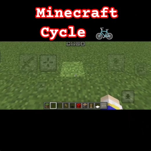 Minecraft build hack how to make a cycle 🚲