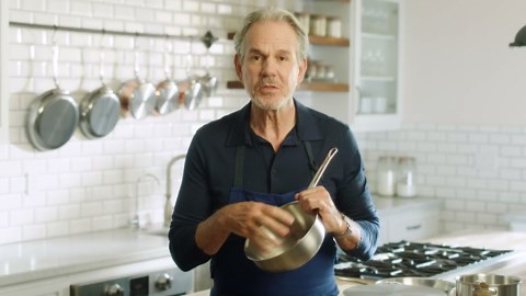 Thomas Keller Insignia by Hestan - Stainless Steel Frying Pan Set with TITUM Nonstick System, Induction Cooktop Compatible, Made without PFOAs (8.5" & 11")