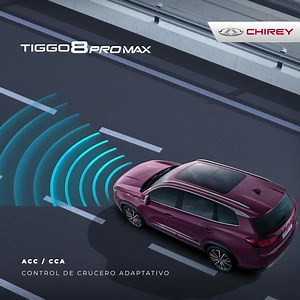 5.3K views · 83 reactions | Conoce el equipo de seguridad de #Tiggo8ProMax como su sistema ACC / CCA Control de crucero adaptativo que monitorea las condiciones de la carretera, el espacio entre vehículos y regula automáticamente la velocidad y arranque/parada. #ChireyMéxico #GreatnessIsTheWay | Chirey México | Facebook