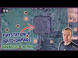 PlayStation 4 Completely Dead With No Power - PS4 Liquid Damage Diagnosis And Repair