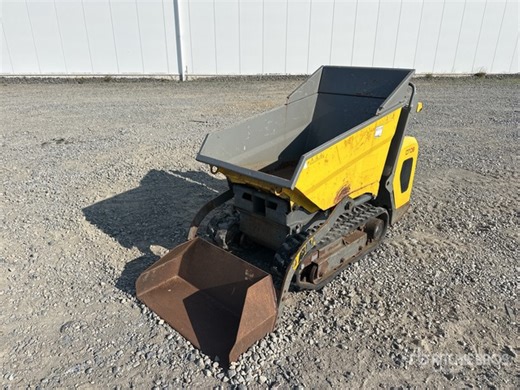 2014 Wacker Neuson DT08 Stand-On Self-Loading Mini Crawler Raddumper für Auktion