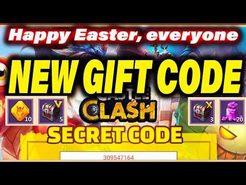 NEW GIFT CODE - Happy Easter everyone - Castle Clash