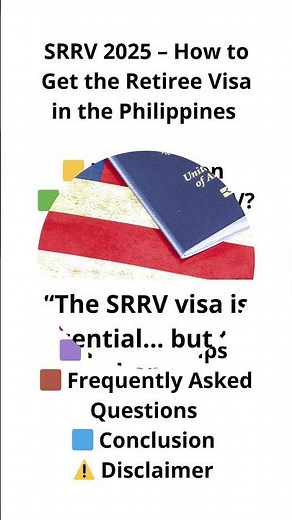 SRRV 2025 – How to Get the Retiree Visa in the Philippines