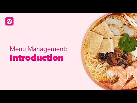 Menu Management: Introduction