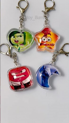 😍Inside Out Keychain Squishy DIY with Nano Tape! #part2