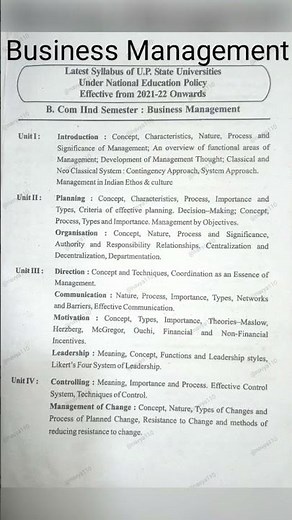 B.COM (NEP) 2nd Semester CCS University syllabus for 2025 - 2026 #ccsu #syllabus #bcom #2ndsemester