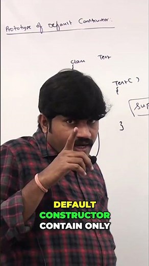 Java Default Constructor Rules Explained Simply #shorts