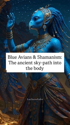 VALERI | ⬇️When humanity had not yet learned to separate the world of spirit from the world of matter, the first to arrive were the Blue Avians.... | Instagram