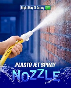 High-Pressure Jet Spray Nozzle | Car Wash Spray Nozzle | Water Spray for Cleaning & Curing