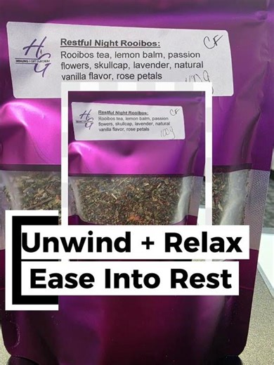 Restful Night Rooibos Tea Unwind + RelaxEase Into Rest