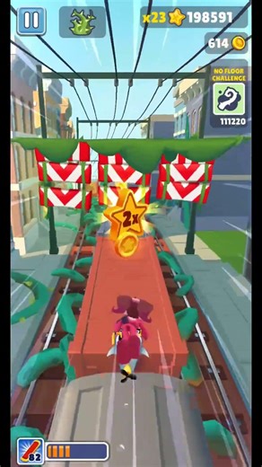 🌿🎯 subway surfer plant invasion perfect winter run ❄️ #shorts #subwaysurfer