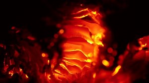 Hot Burning Glowing Embers Fire Stock Footage Video (100% Royalty-free) 27764284 | Shutterstock