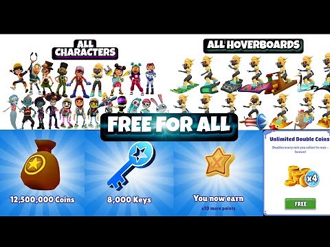 Subway Surfers [Unlocking All Characters & Hoverboards]