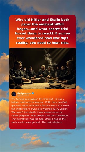 Why did Hitler and Stalin both panic the moment WWII began—and what secret trial forced them to reac