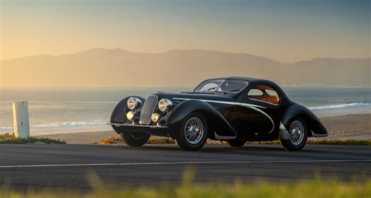 Hollywood, this Talbot Lago Teardrop Coupe's history is pure cinema