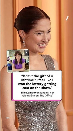 Ellie Kemper says landing her role on 'The Office' felt like winning the lottery