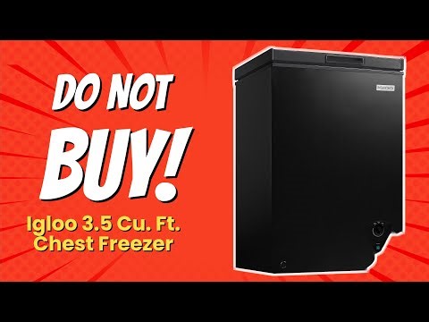 DON'T BUY IGLOO 3.5 CU. FT. CHEST FREEZER BEFORE WATCHING THIS! 🚫❄️