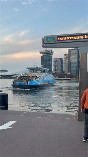 Amsterdam Ferry Station. #Netherlands #Amsterdam #reels #travel #europe #viral #videos #summer #beautiful | Beautiful Holland