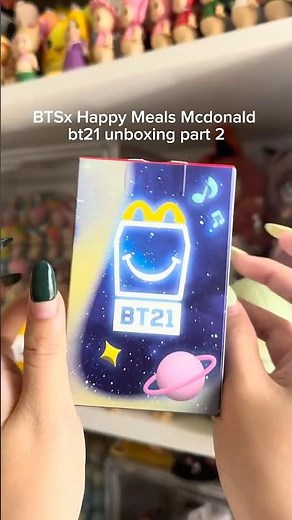 Bts x Happy Meals Mcdonald Bt21 part2 unboxing #blindbox #asmr #bts #btsmeal #bt21 #fyp #viralvideo