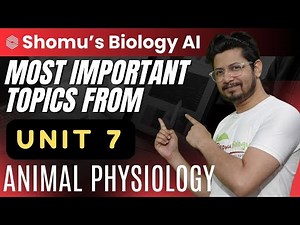 CSIR NET life science unit 7 important topics for animal physiology | Shomu's Biology
