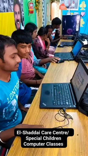 El-Shaddai Care Centre/ Special Children Computer Classe | Christopher Devadass