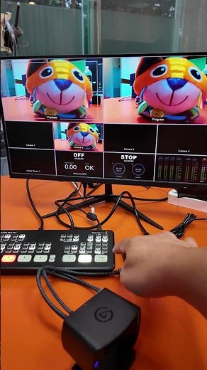 turn USB3.0 Elgato FACECAM into HDMI. connect to tv or atem mini pro video switcher #faccam #elgato