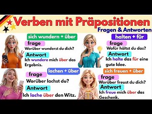 🔥 200 Verben mit Präpositionen für Alltag – Schnell & Klar erklärt