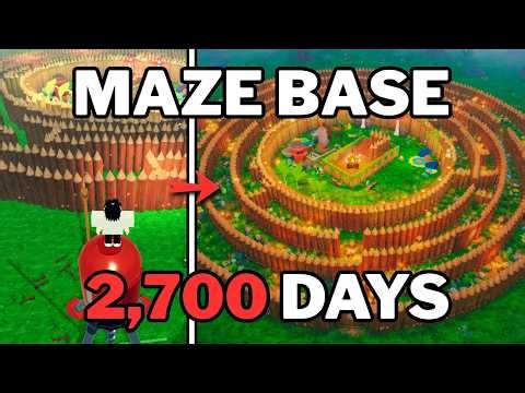 I Built the MAZE AFK Base in 99 Nights in the Forest!