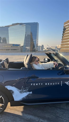 Jemma-Gray on Instagram: "Top down, @fentybeauty gloss on, coffee in hand, and my MINI Convertible @mini_southafrica doubling as my beauty stash on wheels 💅🏼☕✨ Can’t stop collecting @fentybeauty minis, they’re perfect for quick glam fixes between sips and stops. Fenty Minis + MINI Convertible + coffee = my perfect daily glow-up 💋 Shop your Fenty minis @arcstoreofficial #FentyOnTheGo #WhatsinMyMINI #FentyBeauty #FentySquad"