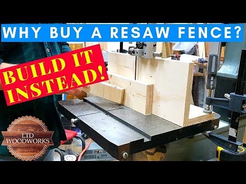 How to build a Bandsaw Fence - Why buy when you can build?!